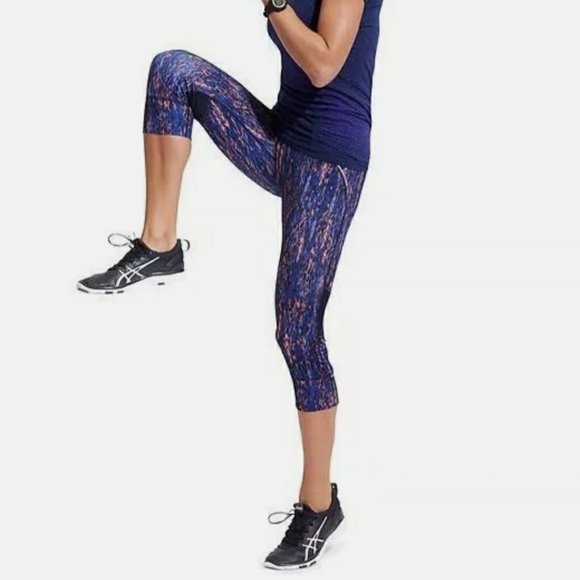 Athleta Sz S Reptile Relay Capri Leggings 212405 - Picture 13 of 14